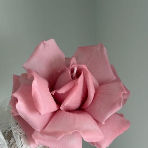 Realistic French Rose Candle, Beeswax candle, Flower candle, Gift Candle, Unique Gift, Wedding gift, Birthday Gift, Wedding Decor