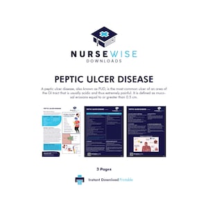 Master PEPTIC ULCER MANAGEMENT und Diagnosis Umfassendes Ressourcenpaket, perfekt als Geschenk für Krankenschwestern und Pfleger