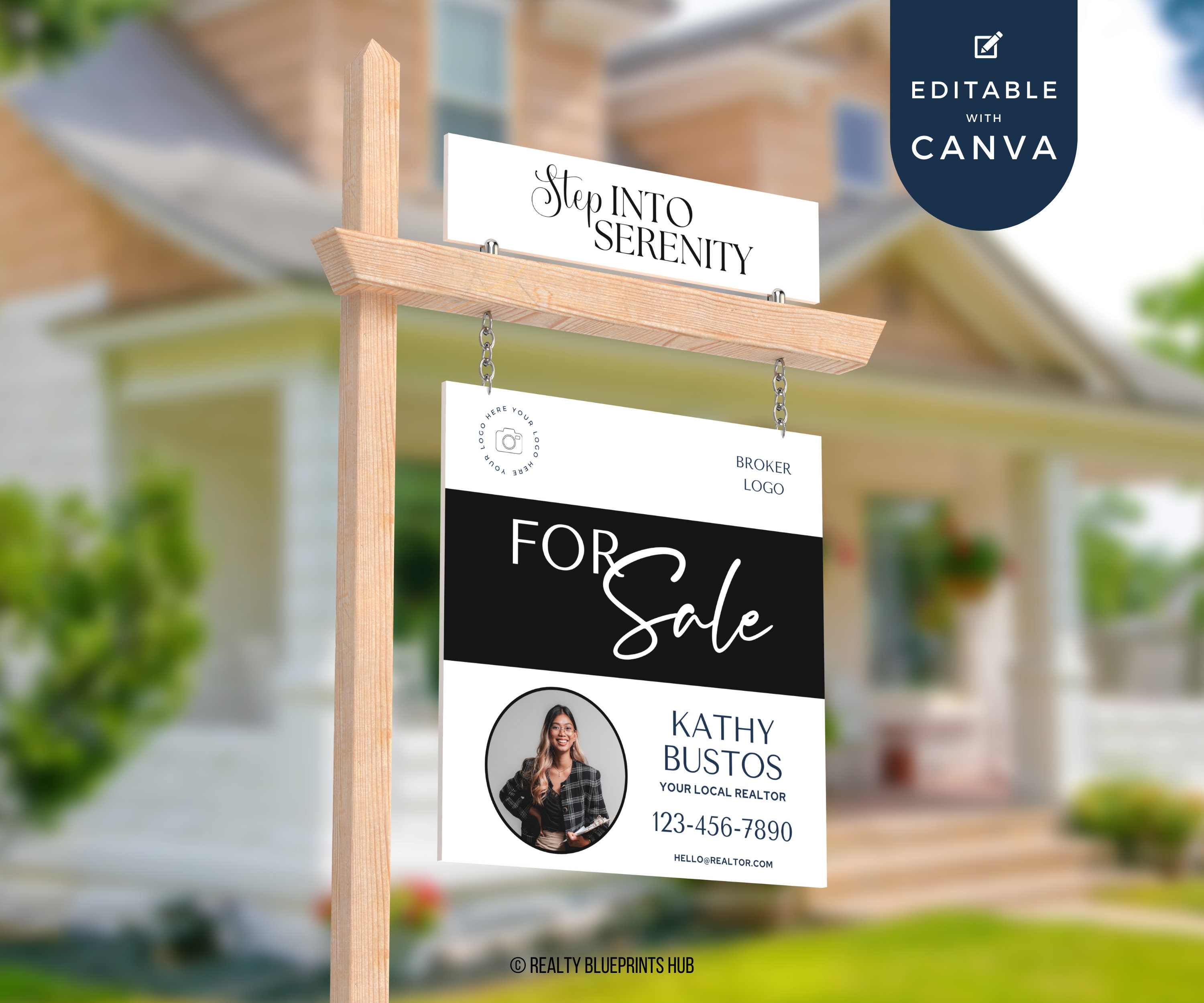 50 Real Estate Yard Sign Riders: Custom Realtor Marketing (digital ...