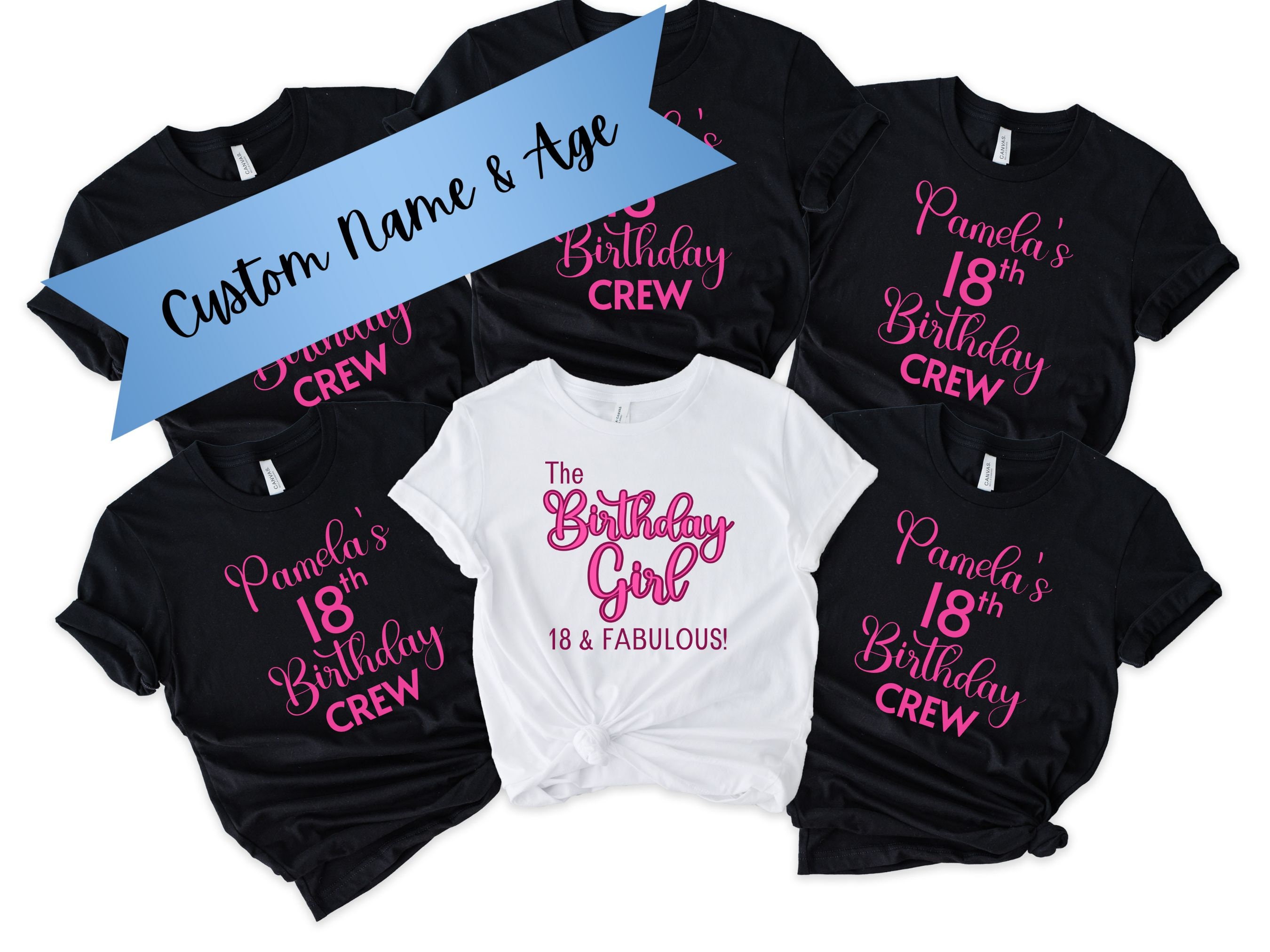 18th birthday shirts for friends
