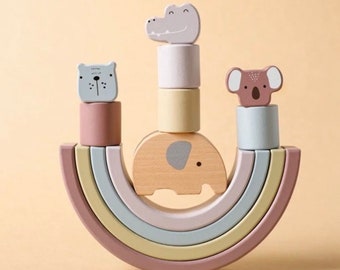 bloques de construcción, juguetes de madera, juguetes para niños