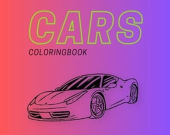 Cars. A Coloring Book: Rev Up Your Imagination