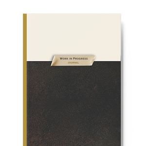 JOURNAL || Hard-Backed, 128 Pages, Lined, Graph or Blank (black) Notebook, Notepad