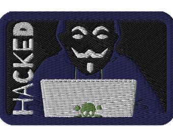 ZHAKOWANE _ ANONIMOWE || Naszywka haftowana (do prasowania/przyszycia)