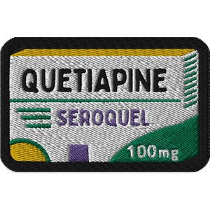 QUETIAPINE || Embroidered patch