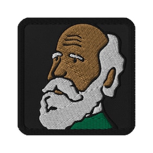 CHARLES _ DARWIN // Toppa ricamata (da stirare/cucire)