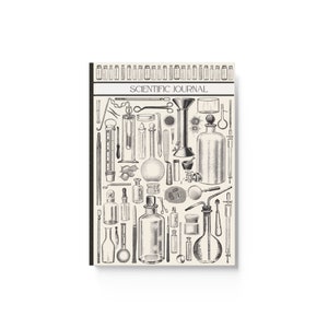 LAB _ PAD || Hard-Backed, 128 Pages, Lined, Graph or Blank Science Notebook Notepad