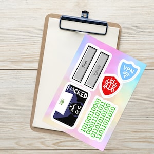 HACKED || Sticker sheet