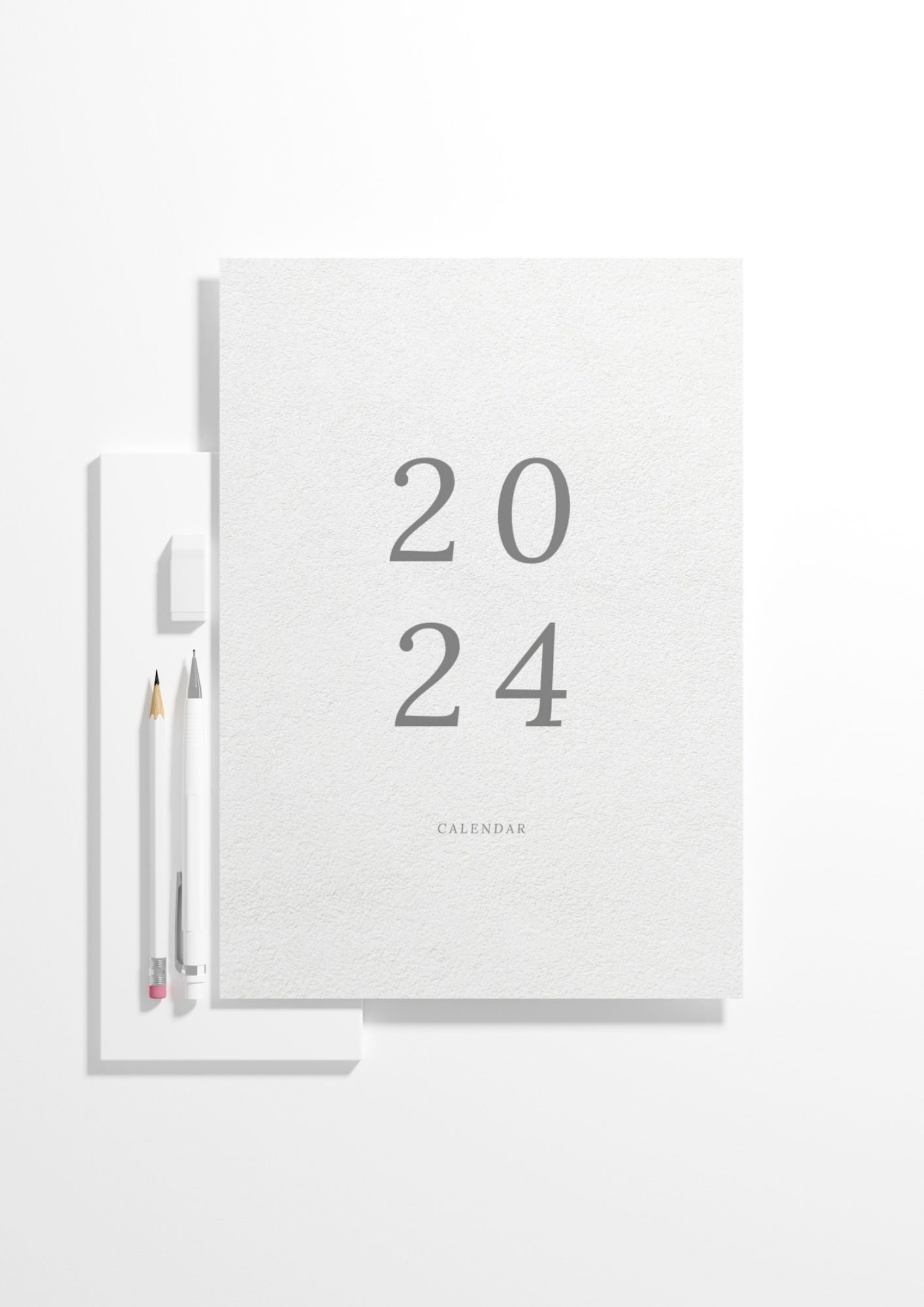 PRINTABLE 2024 Calendar, Digital PDF Instant Download, Monthly Planner ...