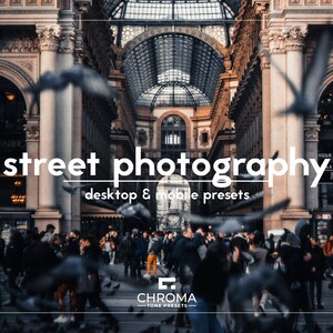 10 Street Photography Lightroom Presets | Desktop And Mobile | Urban Presets | Street Portrait Presets | Cityscape Presets