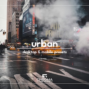 10 Urban City Presets | Desktop And Mobile | Cityscape Presets | Town Presets | Skyscrapers Presets