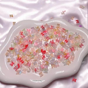 5grams Nail Charms Cute Butterfly Kawaii  Nail Art Charms  Nail Decorations For Kids/Adults Phone Art Charms Flatback Charms