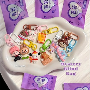 Mystery Blind Bag Kawaii Personaggio Kawaii Tema Sorpresa Portachiavi Ciondolo Regalo Perfetto/Collezione