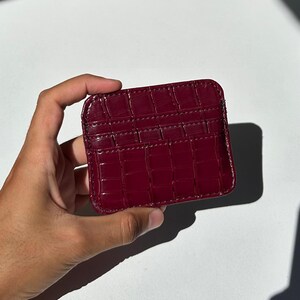 Women Leather Credit Card Holder - Wallet - Women Wallet - Cardholder wallet - Custom cardholder wallet - Gift cardholder  - Compact wallet