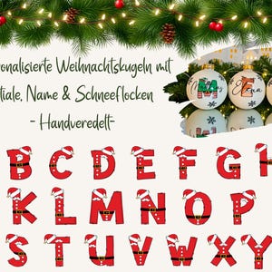 Personalisierte Weihnachtskugel mit Name – Glas Christbaumkugel für Kinder & Familie – Weihnachtsgeschenk – Ø 8 cm mit Geschenkkarton 画像 8