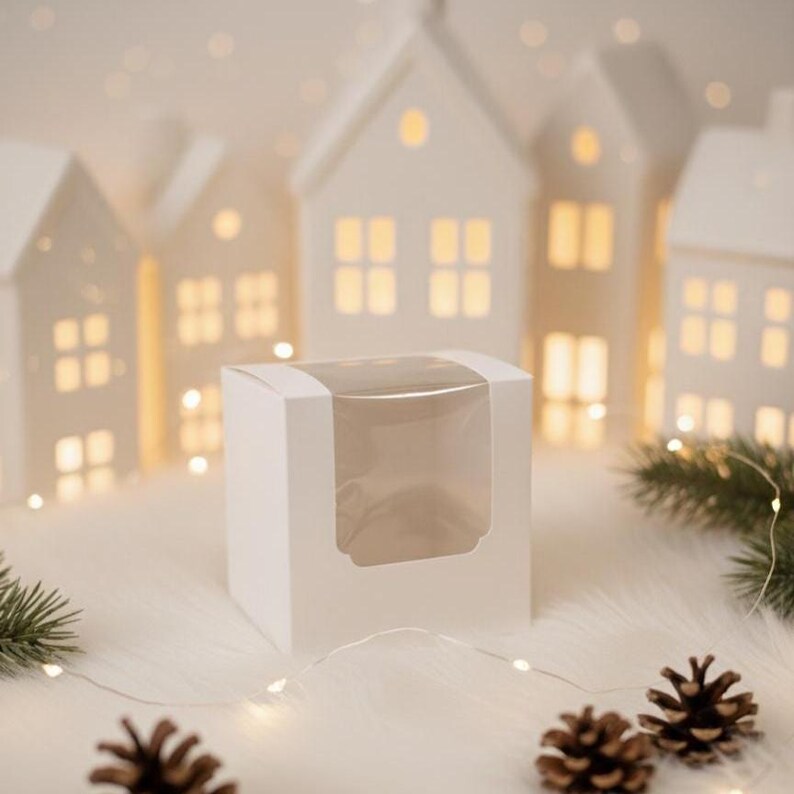 Weihnachtskugeln personalisiert mit Name + Motiv - Ø 8 cm– personalisierte Christbaumanhänger aus Glas mit Wunschname und Geschenkkarton 画像 7