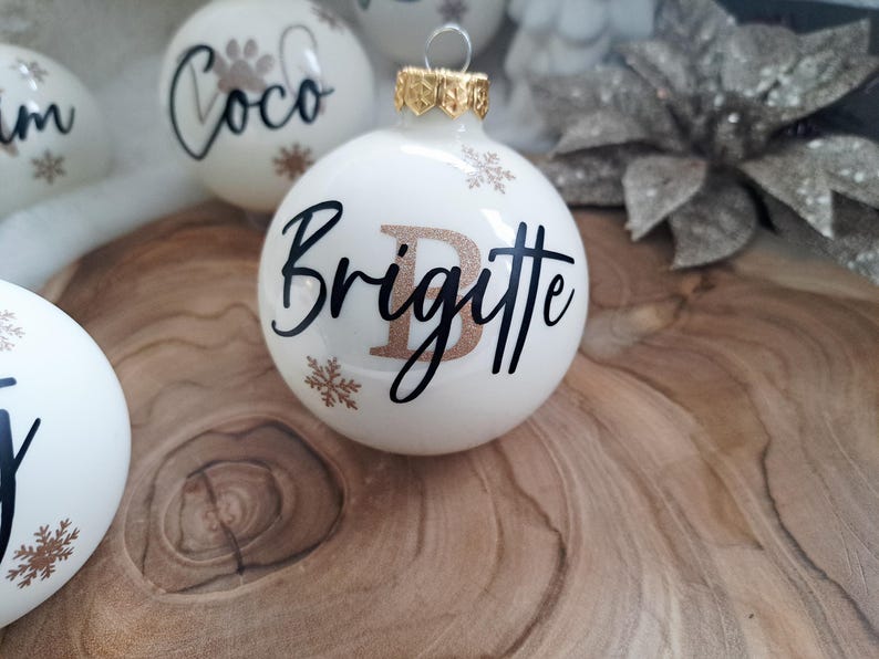 Christbaumschmuck personalisiert mit Name