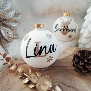 Christbaumschmuck mit Initialien