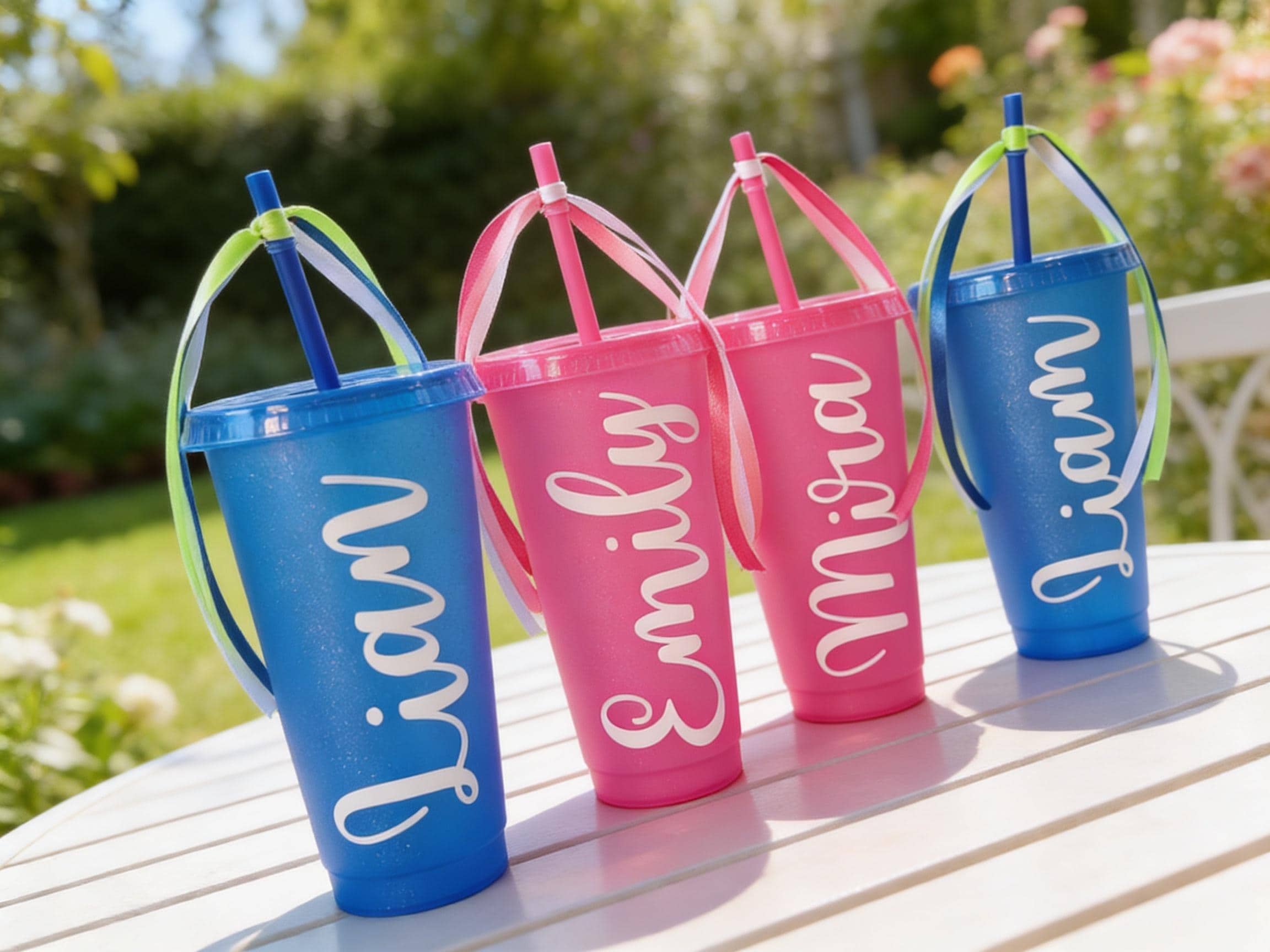 Trinkbecher mit Name für Mädchen