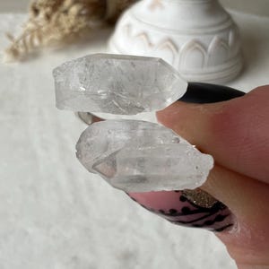 925 silver rock crystal raw stone ring