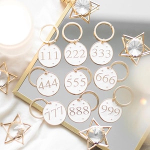 Engelszahlen Schlüsselanhänger/Keychains