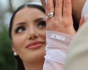 Detachable Bridal Sleeves, Wedding Dress Sleeves, Tulle Fingerless Sleeves, Detachable Sleeves, Removable Dress Sleeves