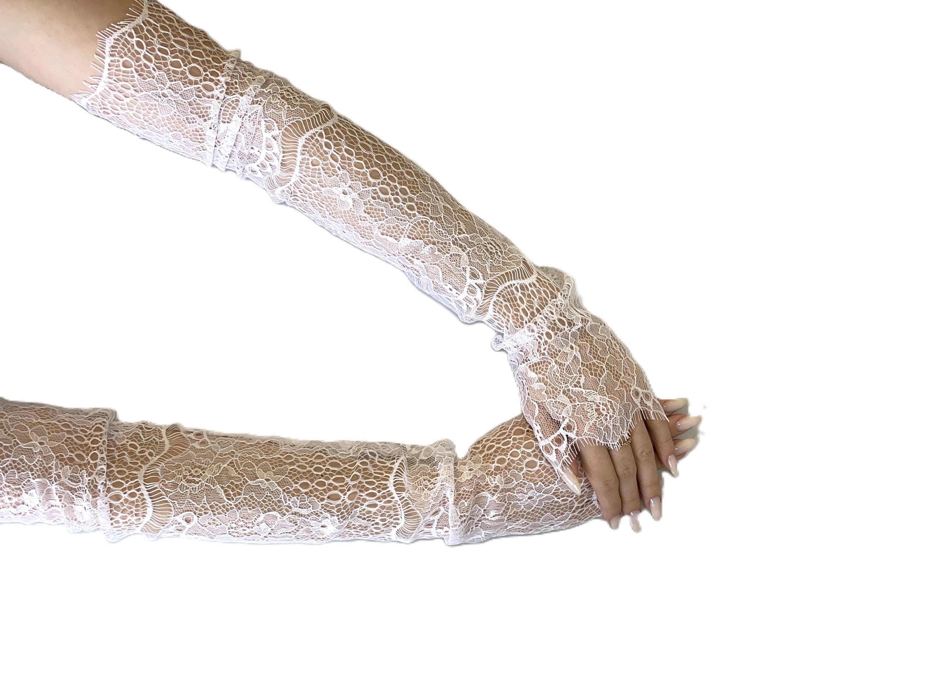 Detachable Bridal Bicep Long Sleeves / 