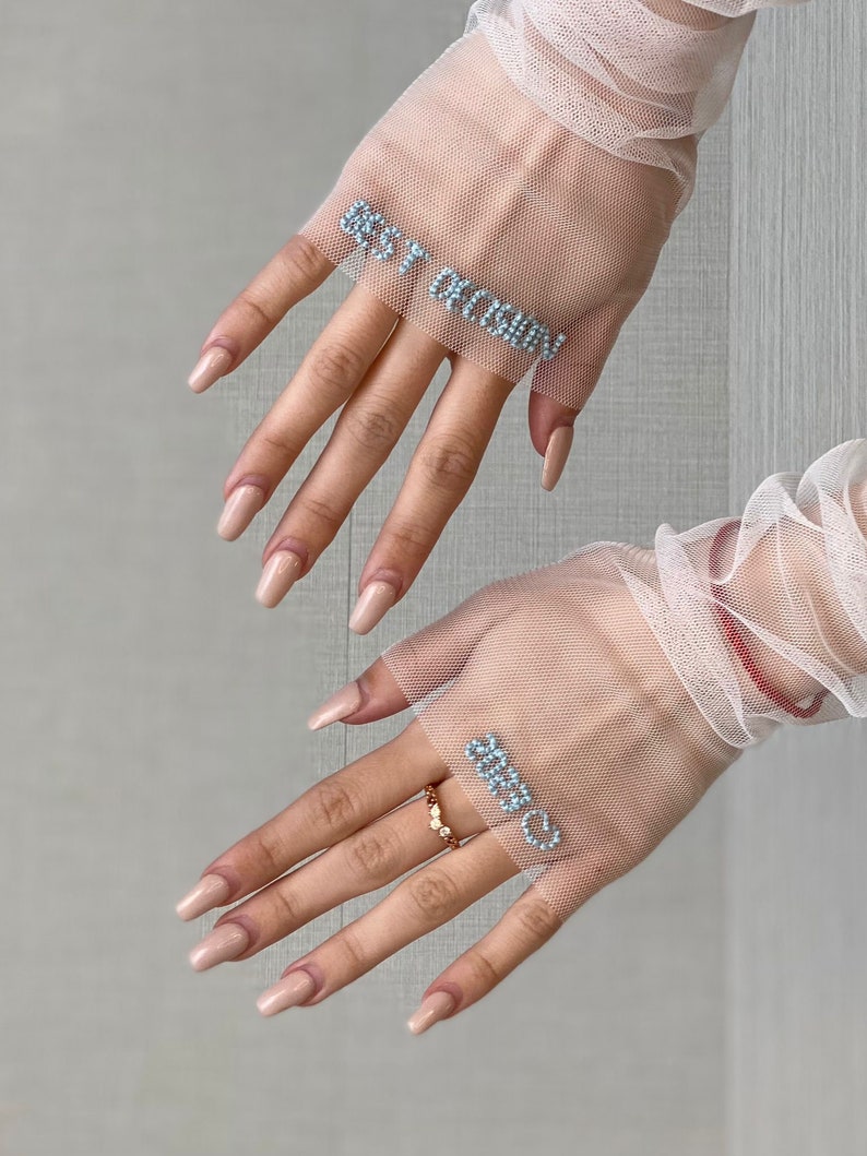 Fully Customizable Full Fingerless Bridal Gloves. Sleeves For Wedding. Custom Bridal Sleeves. Bicep Wedding Sleeves Detachable. image 7