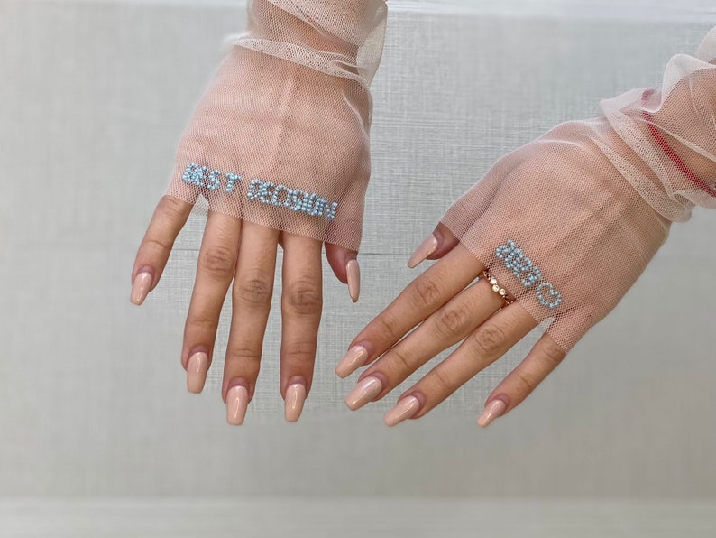 Fully Customizable Full Fingerless Bridal Gloves. Sleeves For Wedding. Custom Bridal Sleeves. Bicep Wedding Sleeves Detachable. image 1
