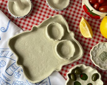 Snackteller | Handgefertigte Keramik | Geschirr