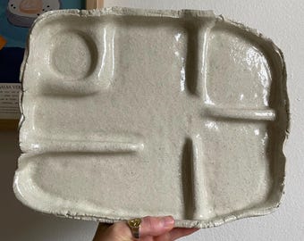 Snack Plate | Handmade Ceramic | Tableware