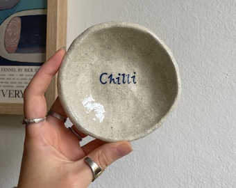 Chili-Schale | Handgefertigte Keramik