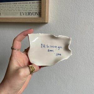 Ceramic “I’ll Be Seeing You Soon” Note