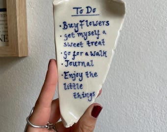 To-Do-Notiz | Handgefertigte Keramik