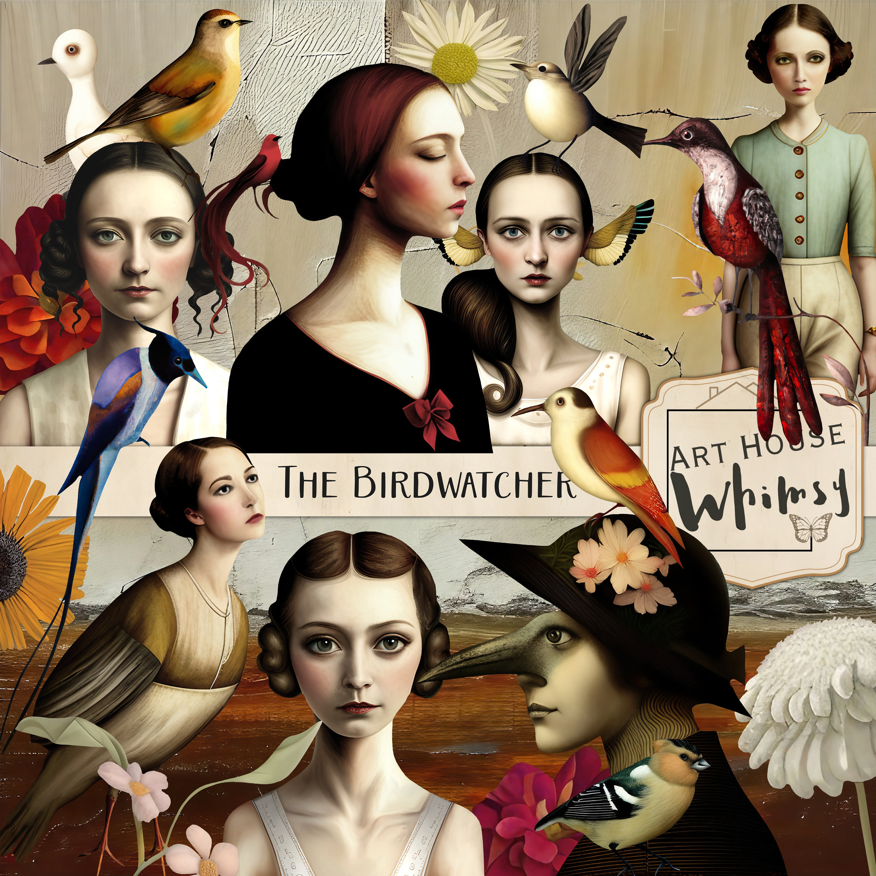 The Birdwatcher: Vintage Birdwatcher Clipart, Ladies, Botanicals ...