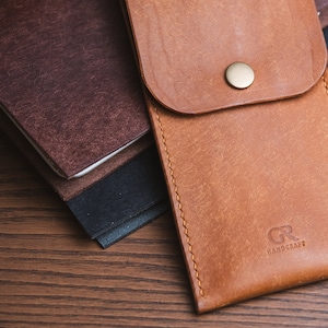 Personalised Handmade Leather Pen Case, Pen Pouch, High-Quality Pen Case, Custom Pencil Bag
