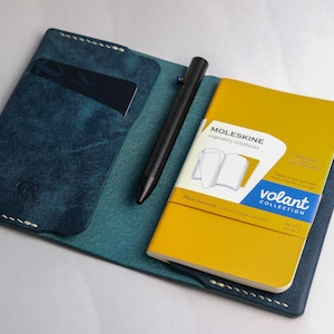 Leather Notebook Cover for Moleskine Volant