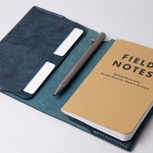 Leather Field Notes Cover - Moleskine Cahier Pocket Cover