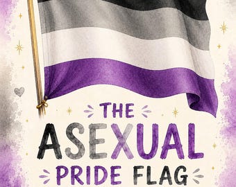 Asexual Pride Flagge Druck | Ace Flagge Wand Kunst mit Bedeutung | Druckbare LGBTQ+ Digital Download | Ace-Pride-Dekor