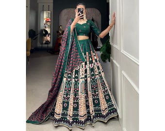 Designer Silk Lehenga choli For Womens, Wedding lehenga Choli, Lehenga for festival, Indian Traditional dress, Bridesmaid lehenga choli