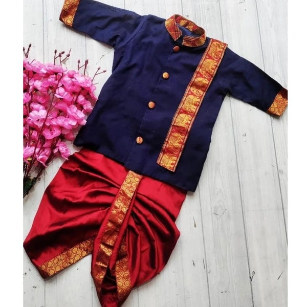 Kids Kurta Pajama, Kid's kurta pajama set, Kid's traditional wear, kurta pajama with shawl, Indian Ethnic Wear baby boy kurta pajama