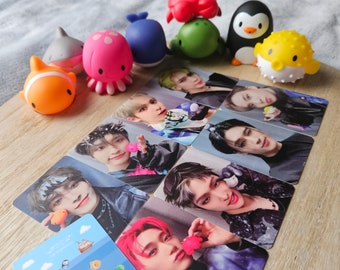 Sea Friends: llaveros de Ateez + tarjeta fotográfica emergente exclusiva hecha por fans