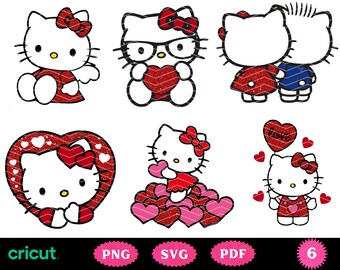 Kawaii Kitty Svg, lot de Kawaii Kitty Svg, chat mignon Svg, Svg Kitty, Clipart Kawaii Kitty, Svg Kawaii Kitty