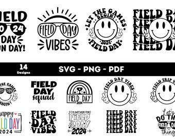 Field Day 2024 PNG Bundle, School Field Day, Teacher Png, Field Day Png, Last Day of School Png, Funny Teacher Shirt Png, Field Day Shirt