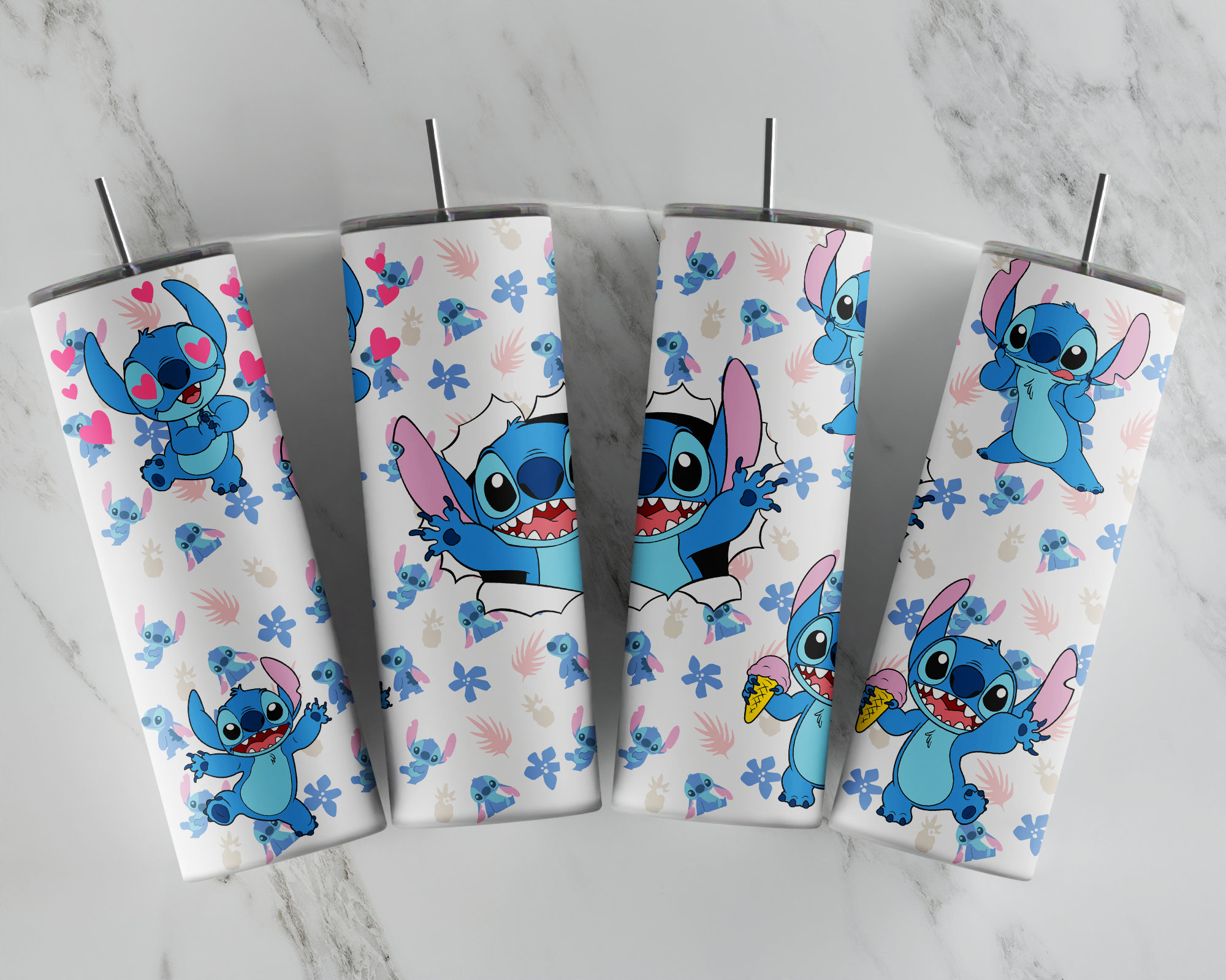 Disney's Lilo & Stitch Christmas Gift Wrapping Paper 2.5 Yards  FOLDED Decoupage