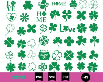 Lot de svg de la Saint-Patrick, Happy Go Lucky Svg, St Patricks Day, Svg arc-en-ciel porte-bonheur, Svg chemise porte-bonheur, trèfle, Svg irlandais, Shamrock