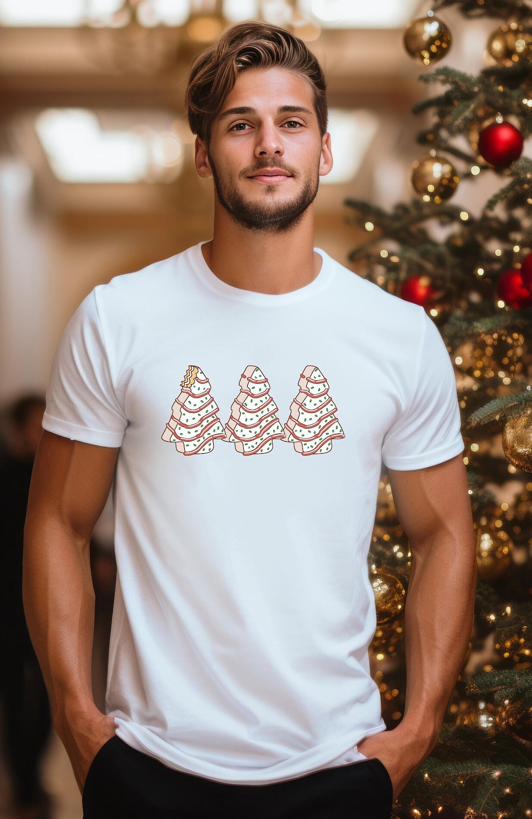 Christmas Tree Cake Shirt Farm Fresh Christmas Christmas Etsy