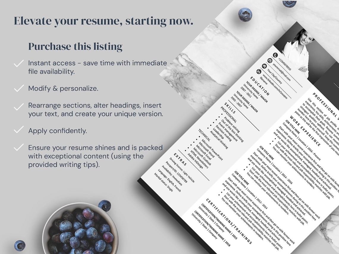 ATS Resume Template Resume Template Word CV Template Word ATS ATS Resume Template Resume Template Word CV Template Word ATS