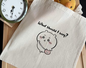 Anime Cotton Tote Bag