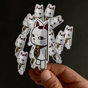 Grand-mère turbo | Animés | Sticker vinyle brillant
